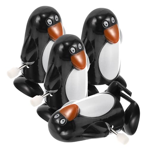 YARNOW 4 Stück Clockwork Penguin - Pinguin Laufspielzeug Weihnachtsspielzeug aufziehen Tierspielzeug aufwinden Winter ziehen auf Plastik YARNOW 4 Stück Clockwork Penguin - Pinguin Laufspielzeug Weihnachtsspielzeug aufziehen Tierspielzeug aufwinden Winter ziehen auf Plastik von YARNOW