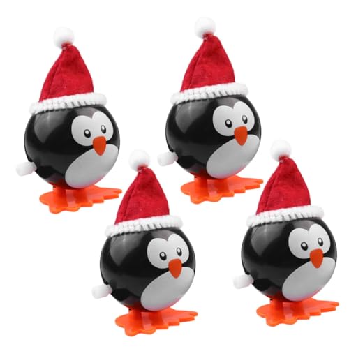 YARNOW 4 Stück Clockwork Penguin - Urlaub aufziehbares Pinguin aufziehbares -Abschlussparty Aufziehspielzeug für ABS-Kunststoff Schwarz YARNOW 4 Stück Clockwork Penguin - Urlaub aufziehbares Pinguin aufziehbares -Abschlussparty Aufziehspielzeug für ABS-Kunststoff Schwarz von YARNOW