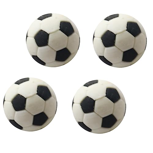 YARNOW 4 Stück Fußballmodell Mini Party Fußbälle Fußball Puppenhaus-Fußball Kleiner Fußball Sportornamente Gummi von YARNOW