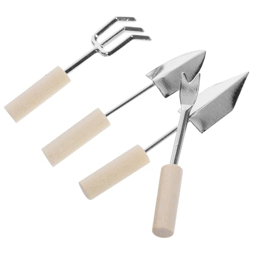 YARNOW 4 Stück Gartenwerkzeug Teiliges Zubehör für Puppenhaus und Mini Leicht Sicher für DIY Dekorationen und Kreative Projekte Gartenliebhaber YARNOW 4 Stück Gartenwerkzeug Teiliges Zubehör für Puppenhaus und Mini Leicht Sicher für DIY Dekorationen und Kreative Projekte Gartenliebhaber von YARNOW