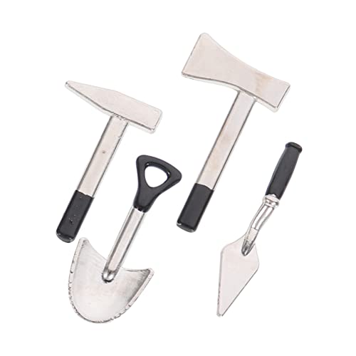 YARNOW 4 Stück Gartenwerkzeugmodell Miniatur Dein Puppenhauszubehör Dekoration Für Puppenhäuser Simulationshausspielzeug Dollhouse Dekorationen Kleines Hausgerät Silber Legierung YARNOW 4 Stück Gartenwerkzeugmodell Miniatur Dein Puppenhauszubehör Dekoration Für Puppenhäuser Simulationshausspielzeug Dollhouse Dekorationen Kleines Hausgerät Silber Legierung von YARNOW