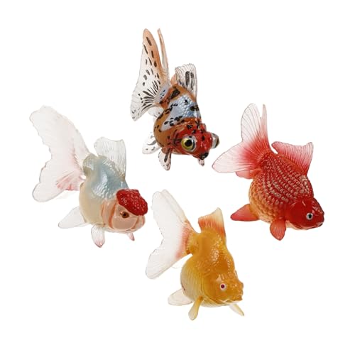 YARNOW 4 Stück Goldfischmodellspielzeug gefälschter Fisch realistischer Fisch Künstlicher Karpfen Aquarium-Tierfigur Mini-Koi-Fische Mini-Plastikfisch Kunstfische für Aquarien PVC YARNOW 4 Stück Goldfischmodellspielzeug gefälschter Fisch realistischer Fisch Künstlicher Karpfen Aquarium-Tierfigur Mini-Koi-Fische Mini-Plastikfisch Kunstfische für Aquarien PVC von YARNOW