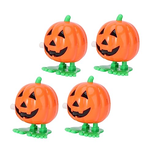 YARNOW 4 Stück Halloween Aufziehspielzeug aus Lustige Spazier Spielzeuge für Bunte Cartoon Herbst Dekoration Leicht und Sicher von YARNOW