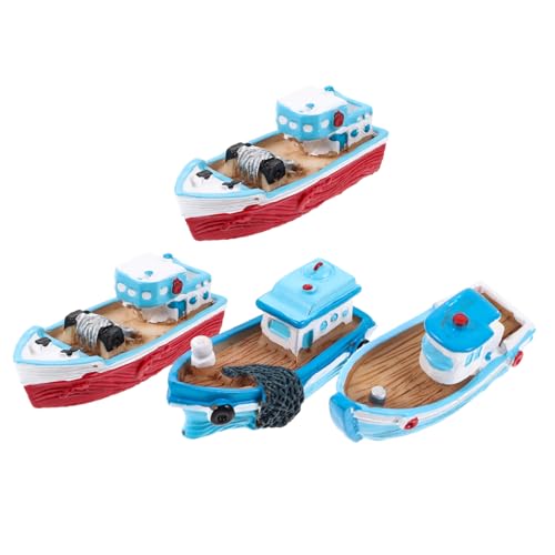 YARNOW 4 Stück Harzfischerboot Ornamente Miniatur Bootsdekor Winzige Boote Realistisch Dekoration Nautisch Party Mini-harzboote Kleines Fischerboot Mini-Boot- Modell Fischerboot YARNOW 4 Stück Harzfischerboot Ornamente Miniatur Bootsdekor Winzige Boote Realistisch Dekoration Nautisch Party Mini-harzboote Kleines Fischerboot Mini-Boot- Modell Fischerboot von YARNOW