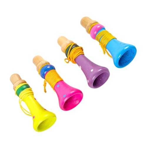 YARNOW 4 Stück Holz Trumpeten für Musikinstrument für Frühkindliche Bildung Pädagogisches zur Musikalischer Fähigkeiten Gemischt Sicher und Langlebig YARNOW 4 Stück Holz Trumpeten für Musikinstrument für Frühkindliche Bildung Pädagogisches zur Musikalischer Fähigkeiten Gemischt Sicher und Langlebig von YARNOW