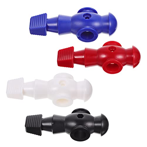 YARNOW 4 Stück Kicker Zubehör Fußball Kickertisch Zubehör Grau Maschine Blau Kicker Männer Ersatz Klein Spieler Mechanische Figur Drinnen Desktop Professional Mechanische Puppe Harz von YARNOW