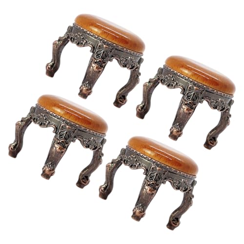 YARNOW 4 Stück Kleiner Stuhl für Zimmerpuppe tischdeko Mini-Haushocker Kleiner runder hocker Miniaturhausmöbel Puppenhaus Miniaturmöbel Miniatur-Hocker- Metall YARNOW 4 Stück Kleiner Stuhl für Zimmerpuppe tischdeko Mini-Haushocker Kleiner runder hocker Miniaturhausmöbel Puppenhaus Miniaturmöbel Miniatur-Hocker- Metall von YARNOW