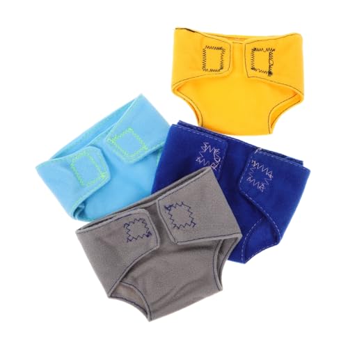 YARNOW 4 Stück Kletthöfen Wiedergeborene Babypuppenwindeln Zubehör Für Babypuppen Windeln Für Puppen Windeln Für Babypuppen Stoff YARNOW 4 Stück Kletthöfen Wiedergeborene Babypuppenwindeln Zubehör Für Babypuppen Windeln Für Puppen Windeln Für Babypuppen Stoff von YARNOW