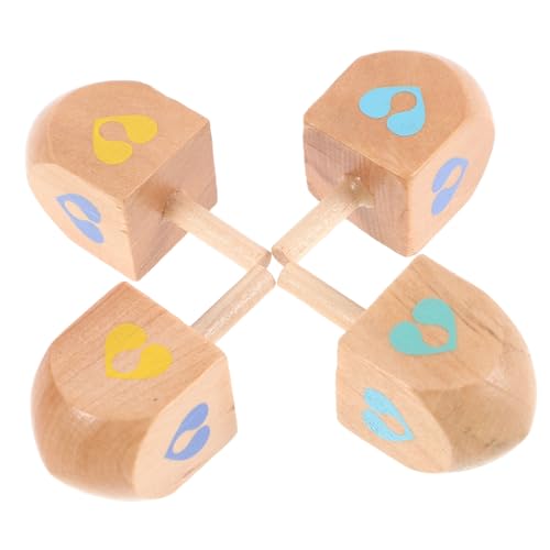 YARNOW 4 Stück Kreisel für Chanukka-Spiele sensorische Spielzeuge Kreisel Chanukka-Dreidel aus Holz DIY leerer Dreidel Holzplatte hölzern YARNOW 4 Stück Kreisel für Chanukka-Spiele sensorische Spielzeuge Kreisel Chanukka-Dreidel aus Holz DIY leerer Dreidel Holzplatte hölzern von YARNOW