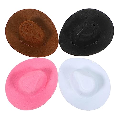 YARNOW 4 Stück Mini-Cowboyhut Kleiner Cowboyhut Kleine Hüte basteln Mini-Hüte Mini-Cowboyhüte zum Basteln Miniatur-Huthandwerk Mini-Imitationshüte winzige Hüte Vlies Zufällige Farbe YARNOW 4 Stück Mini-Cowboyhut Kleiner Cowboyhut Kleine Hüte basteln Mini-Hüte Mini-Cowboyhüte zum Basteln Miniatur-Huthandwerk Mini-Imitationshüte winzige Hüte Vlies Zufällige Farbe von YARNOW