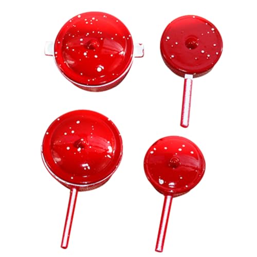 YARNOW 4 Stück Mini-Kocher Puppe Mini-Kochgeschirr für die Küche Mini- -Simulationstöpfe Mini-Eintopfmodell pädagogische Minikocher Kindersimulationstöpfe Mini-Topf Legierung rot YARNOW 4 Stück Mini-Kocher Puppe Mini-Kochgeschirr für die Küche Mini- -Simulationstöpfe Mini-Eintopfmodell pädagogische Minikocher Kindersimulationstöpfe Mini-Topf Legierung rot von YARNOW