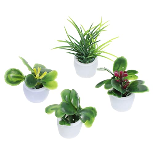 YARNOW 4 Stück Mini-Pflanzenmodell Blumendekorationen Mini-Sukkulenten Mini-künstliche Pflanzen realistisch eingetopft drinnen für kunstpflanze Miniaturmodelle Miniaturdekoration Plastik YARNOW 4 Stück Mini-Pflanzenmodell Blumendekorationen Mini-Sukkulenten Mini-künstliche Pflanzen realistisch eingetopft drinnen für kunstpflanze Miniaturmodelle Miniaturdekoration Plastik von YARNOW