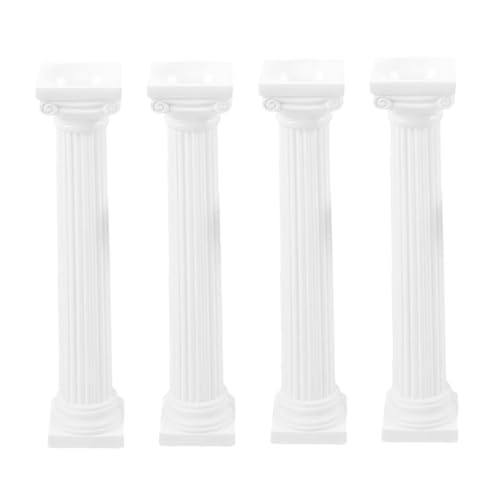 YARNOW 4 Stück Mini Roman Säulen Deko Elemente für Fotografie Sandtisch Weiße Säulen für Puppenhaus Stilvolle Säulenornamente für Hochzeitsdekoration und Kreative Szenen YARNOW 4 Stück Mini Roman Säulen Deko Elemente für Fotografie Sandtisch Weiße Säulen für Puppenhaus Stilvolle Säulenornamente für Hochzeitsdekoration und Kreative Szenen von YARNOW