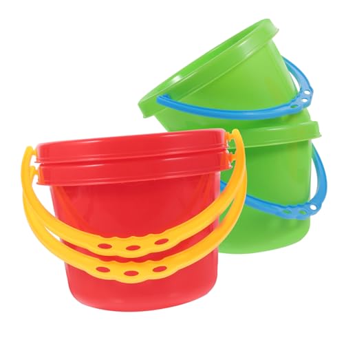 YARNOW 4 Stück Plastikschaufelspielzeug Mini-Strandeimer Sandeimer für Kid Beach Wassereimer für Strandspielzeug für Sandspielzeug Sandwanne Zufällige Farbe YARNOW 4 Stück Plastikschaufelspielzeug Mini-Strandeimer Sandeimer für Kid Beach Wassereimer für Strandspielzeug für Sandspielzeug Sandwanne Zufällige Farbe von YARNOW