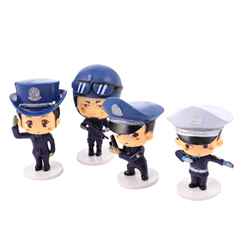 YARNOW 4 Stück Polizei Figuren Teilig Cartoon Tortendeko Figuren für Geburtstag Junge Mädchen Party Dekoration Wiederverwendbar Bunte Ornamente YARNOW 4 Stück Polizei Figuren Teilig Cartoon Tortendeko Figuren für Geburtstag Junge Mädchen Party Dekoration Wiederverwendbar Bunte Ornamente von YARNOW