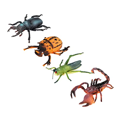 YARNOW 4 Stück Realistische Insekten Modelle Teiliges für Bildung Halloween Dekoration und Kreative Spielideen YARNOW 4 Stück Realistische Insekten Modelle Teiliges für Bildung Halloween Dekoration und Kreative Spielideen von YARNOW