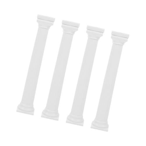 YARNOW 4 Stück Römische Säulen-Kuchenstütze Halter Inhaber Dekoration Hochzeit unterstützt griechische Säulen architektonisches Harzornament Kuchenstand Plastik Weiß YARNOW 4 Stück Römische Säulen-Kuchenstütze Halter Inhaber Dekoration Hochzeit unterstützt griechische Säulen architektonisches Harzornament Kuchenstand Plastik Weiß von YARNOW