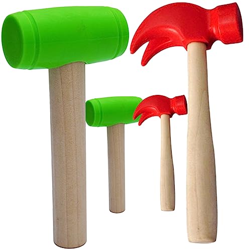 YARNOW 4 Stück Simulationshammerspielzeug Hammer Kleiner Spielzeughammer Simulationsspielzeug Hammerspielzeug Für Kleinkinder Kleiner Hammer Hämmernde Spielzeuge Kinderhammer Holz YARNOW 4 Stück Simulationshammerspielzeug Hammer Kleiner Spielzeughammer Simulationsspielzeug Hammerspielzeug Für Kleinkinder Kleiner Hammer Hämmernde Spielzeuge Kinderhammer Holz von YARNOW