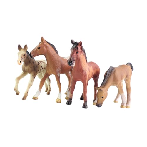 YARNOW 4 Stück Simulierte Pferdesspielzeug Heimdekoration Pferdemodell Kinderspielzeug Miniatur Simulationspferdespielzeug Pferdefigur Indoor-pferdedekor Plastik YARNOW 4 Stück Simulierte Pferdesspielzeug Heimdekoration Pferdemodell Kinderspielzeug Miniatur Simulationspferdespielzeug Pferdefigur Indoor-pferdedekor Plastik von YARNOW