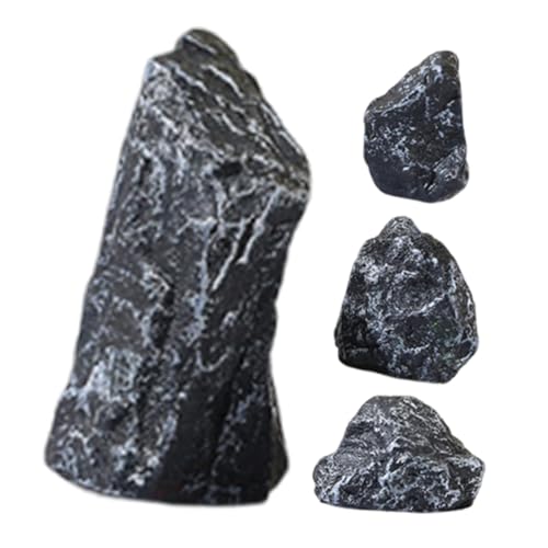 YARNOW 4 Stück Simulierte Steingarten Ornamente Felsen Landschaften Miniatur Steingarten Dekorationsmaterial Minis Miniatur Zen Steingarten Dekorativer Innenstein Schwarzer YARNOW 4 Stück Simulierte Steingarten Ornamente Felsen Landschaften Miniatur Steingarten Dekorationsmaterial Minis Miniatur Zen Steingarten Dekorativer Innenstein Schwarzer von YARNOW