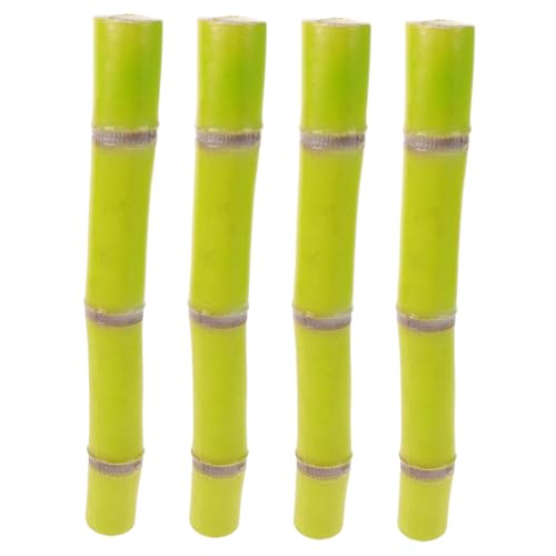 YARNOW 4 Stück Simuliertes Zuckerrohrmodell Großer Bambus Dandiya-Sticks Für Garba Zuckerrohr-Sticks Bambusstangen Bambuspfähle Pflanzenpfähle Aus Bambus Rohrzucker Hellgrün Plastik YARNOW 4 Stück Simuliertes Zuckerrohrmodell Großer Bambus Dandiya-Sticks Für Garba Zuckerrohr-Sticks Bambusstangen Bambuspfähle Pflanzenpfähle Aus Bambus Rohrzucker Hellgrün Plastik von YARNOW