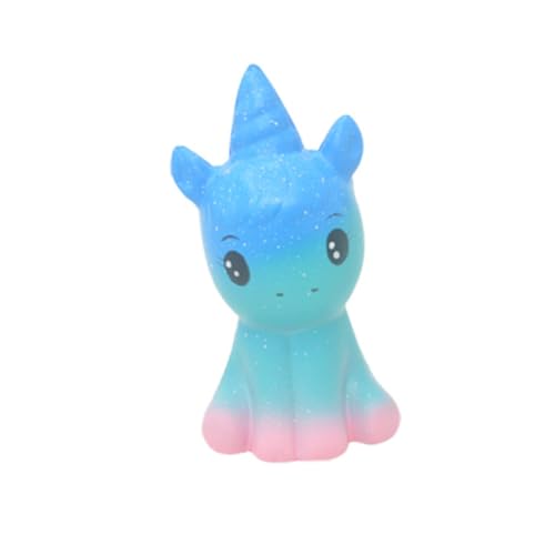 YARNOW 4 Stück Teiliges Einhorn Quetschspielzeug aus Weichem Material Niedliches Simulation Stress Fidget Toy für Erwachsene Tragbar für Büro und Freizeit Zufällige Farbe Zufällige Farbe von YARNOW