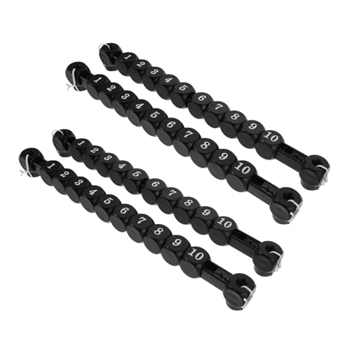 YARNOW 4 Stück Teiliges Foosball Score Counter aus Robustem Material Einfache Montage für Tischfußball und Familienspiele Unterstützt Zwei-Spieler-wettbewerbe Langlebige Tischkicker YARNOW 4 Stück Teiliges Foosball Score Counter aus Robustem Material Einfache Montage für Tischfußball und Familienspiele Unterstützt Zwei-Spieler-wettbewerbe Langlebige Tischkicker von YARNOW