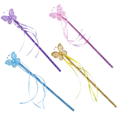 YARNOW 4 Stück Teiliges Glitzernde Feenstäbe für Mädchen Cosplay Requisiten für Kostümpartys Geburtstagsfeiern Hochzeiten Rosa Blau und Gold YARNOW 4 Stück Teiliges Glitzernde Feenstäbe für Mädchen Cosplay Requisiten für Kostümpartys Geburtstagsfeiern Hochzeiten Rosa Blau und Gold von YARNOW