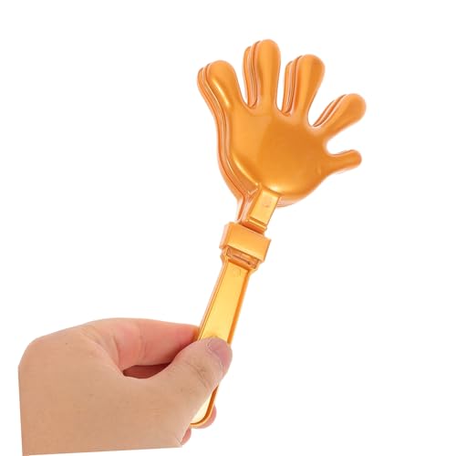 YARNOW 4 Stück Teiliges Handklatscher in Gold und Silber Langlebige Leichte Party Noisemaker für Geburtstagsfeiern Sportveranstaltungen und Karneval Tragbar und Farbenfroh für Drinnen und YARNOW 4 Stück Teiliges Handklatscher in Gold und Silber Langlebige Leichte Party Noisemaker für Geburtstagsfeiern Sportveranstaltungen und Karneval Tragbar und Farbenfroh für Drinnen und von YARNOW
