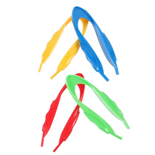 YARNOW 4 Stück Teiliges Kinderpinzetten aus Kunststoff Lernspielzeug Feinmotorik für Sortieren und Zählen Vorschulerziehung Gelb Rot Blau Grün YARNOW 4 Stück Teiliges Kinderpinzetten aus Kunststoff Lernspielzeug Feinmotorik für Sortieren und Zählen Vorschulerziehung Gelb Rot Blau Grün von YARNOW