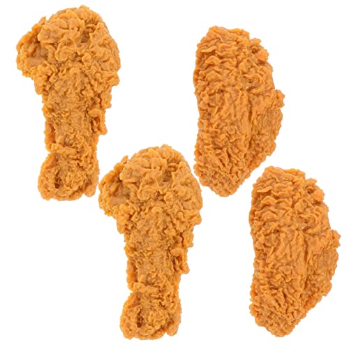 YARNOW 4 Stück Teiliges Künstliches Lebensmittelmodell Hühnerflügel und Hühnerkeule Realistische Simulation für Dekoration Fotografie Party und Kinderbildung Fake Food Model YARNOW 4 Stück Teiliges Künstliches Lebensmittelmodell Hühnerflügel und Hühnerkeule Realistische Simulation für Dekoration Fotografie Party und Kinderbildung Fake Food Model von YARNOW