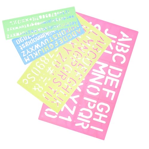 YARNOW 4stücke Buchstabenerkennungstafel Mit Alphabet-lernspielzeug Buchstaben-nachzeichnertafel Und Zahlen Und Buchstaben-lehrtafel Für Frühpädagogisches Spielzeug Inklusive von YARNOW