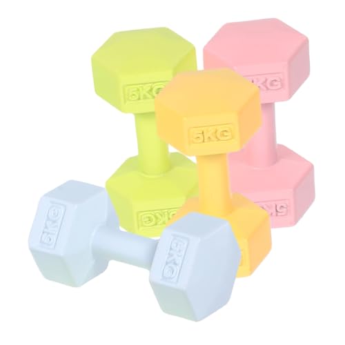 YARNOW 4 Stück Teiliges Miniatur Hanteln Miniatur Dollhouse Fitness Zubehör Langlebige Mini Hanteln für Puppenhaus Gym Dekoration Kinderfreundlich Kreative von YARNOW