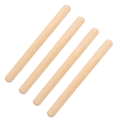 YARNOW 4 Stück Teiliges Musik Rhythmusstäbe aus Holz Musikinstrument von Kreativität und Rhythmusgefühl für Drinnen und Draußen Sicher und Langlebig YARNOW 4 Stück Teiliges Musik Rhythmusstäbe aus Holz Musikinstrument von Kreativität und Rhythmusgefühl für Drinnen und Draußen Sicher und Langlebig von YARNOW