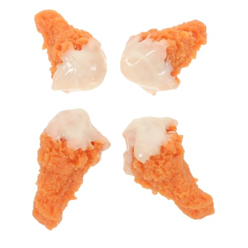 YARNOW 4 Stück Teiliges Realistische Lebensnahe Künstliche Frittierte Hähnchenkeulen Detailgetreues Food Model für Küchen Partydekoration Vielseitig Verwendbar als Fotorequisit und YARNOW 4 Stück Teiliges Realistische Lebensnahe Künstliche Frittierte Hähnchenkeulen Detailgetreues Food Model für Küchen Partydekoration Vielseitig Verwendbar als Fotorequisit und von YARNOW