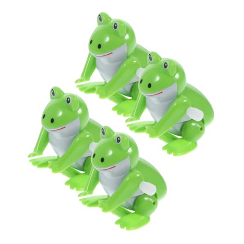 YARNOW 4 Stück Uhrwerk-Frosch- Froschmodellspielzeug Froschfigur für aufwinden Halloween- Froschparty -Dekorationen Kleiner Frosch Plastik Grün YARNOW 4 Stück Uhrwerk-Frosch- Froschmodellspielzeug Froschfigur für aufwinden Halloween- Froschparty -Dekorationen Kleiner Frosch Plastik Grün von YARNOW