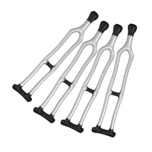 YARNOW 4 Stück aufblasbare Krücken Stock des alten Mannes aufblasbare Gehhilfe und Gehstock gefälschter Stock Zuckerrohr Kostüm PVC Silver YARNOW 4 Stück aufblasbare Krücken Stock des alten Mannes aufblasbare Gehhilfe und Gehstock gefälschter Stock Zuckerrohr Kostüm PVC Silver von YARNOW