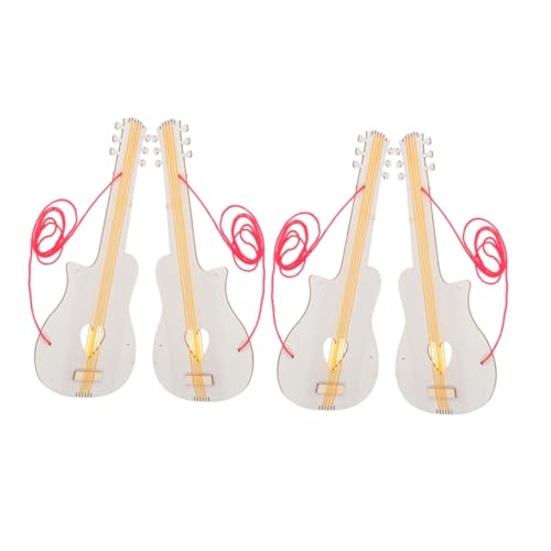 YARNOW 4 Stück holzhandwerk selber Machen Maltrommel Gitarre für anfänger Schmuckhandwerk für Gitarrenmalerei für Gitarren-Partydekorationen hölzern YARNOW 4 Stück holzhandwerk selber Machen Maltrommel Gitarre für anfänger Schmuckhandwerk für Gitarrenmalerei für Gitarren-Partydekorationen hölzern von YARNOW