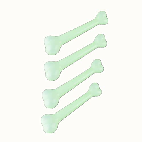 YARNOW 4 Stücke Halloween Knochen Kunststoff Knochen Kleine Grüne Gefälschte Knochen 22Cm Halloween Party Dekoration Skelett Kostüm Requisiten Cosplay Zubehör von YARNOW