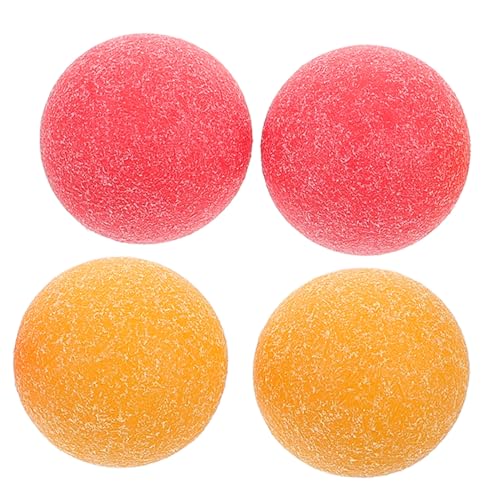 YARNOW 4 Stücke Tisch Fußball Ersatz Bälle Tabletop Fußball Spiel Foosballs Ersatz Bälle Foosball Tisch Bälle Kunststoff von YARNOW