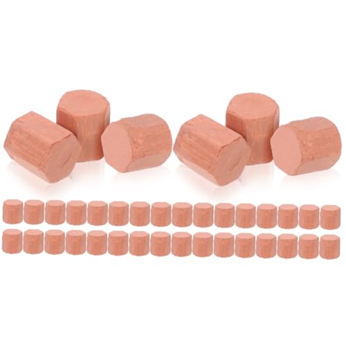 YARNOW 40 Stück Teiliges Mini Ziegelstein Mikro Landschaftsbau DIY Bausteine Feingeschliffen Sicher Kreativitätsfördernd für Modellbau Puppenhaus Sandtisch Zubehör von YARNOW