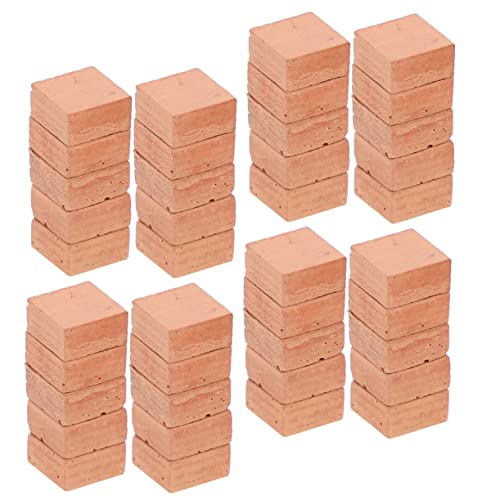 YARNOW 40 Stück Ziegelsteine Quadratförmige Modelle für DIY Landschaftsbau Puppenhaus Zubehör und Kreative Bauprojekte Hergestellt aus Hochwertigem Tonmaterial YARNOW 40 Stück Ziegelsteine Quadratförmige Modelle für DIY Landschaftsbau Puppenhaus Zubehör und Kreative Bauprojekte Hergestellt aus Hochwertigem Tonmaterial von YARNOW
