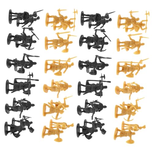 YARNOW 400 Stück Teiliges Miniatur Ritterfiguren aus Robustem Kunststoff Detailreiche Mittelalterliche Soldatenmodelle Gold für Sammler Partydekoration und Tortendeko YARNOW 400 Stück Teiliges Miniatur Ritterfiguren aus Robustem Kunststoff Detailreiche Mittelalterliche Soldatenmodelle Gold für Sammler Partydekoration und Tortendeko von YARNOW