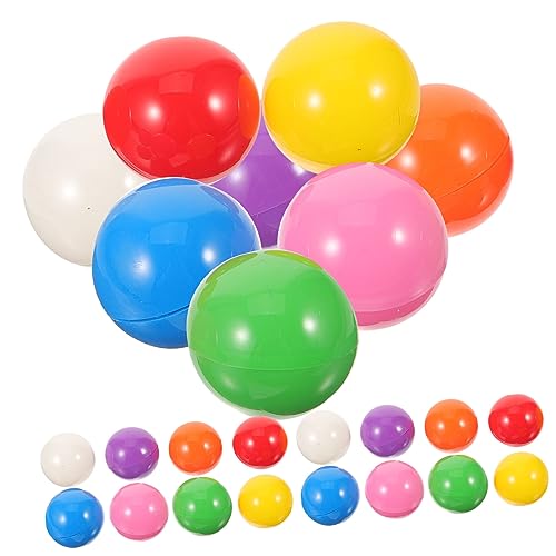 YARNOW 40Stücke Lotteriekugeln Farbige Partyspielbälle Zu Öffnende Kunststoffkugeln Für Tombola Und Spiele Farben Für Verlosungen Und Spieleabende von YARNOW