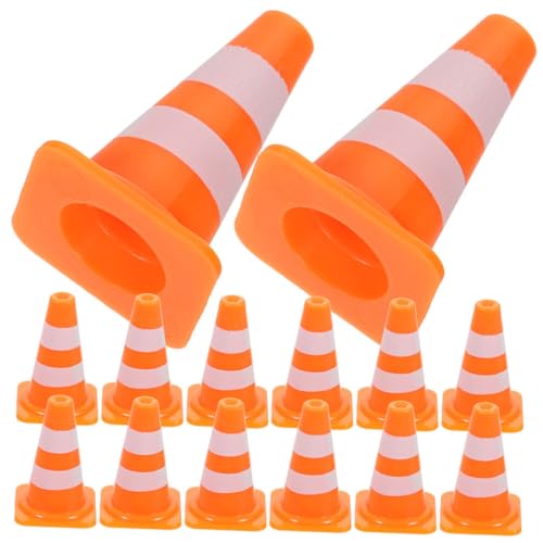 YARNOW 40Stücke Mini Verkehrsschild Lernspielzeug Für Straßenblockade Modell Pädagogisches Verkehrssignal Für Frühkindliche Verkehrserziehung Und Spielstraßenszenarien von YARNOW