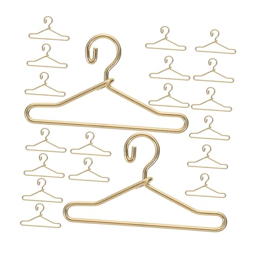 YARNOW 45Stücke Puppen Kleiderbügel Kleiderbügel Für Puppenbekleidung Mini Häuser Und Puppenschränke Hochwertige Und Langlebige von YARNOW