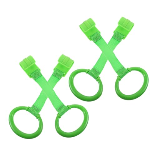 YARNOW 4Stücke Babyzieh Ringe Ergonomische Handringe für Kleinkinder für Stehhilfe im Kinderbett und Playpen Fördert von YARNOW