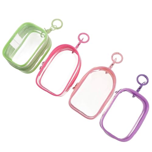 YARNOW 4Stücke Durchsichtige Vitrine mit Schlüsselanhänger Transparente Aufbewahrungstasche für Mini Figuren für Sammler und Reisen Staubschutz für Figuren YARNOW 4Stücke Durchsichtige Vitrine mit Schlüsselanhänger Transparente Aufbewahrungstasche für Mini Figuren für Sammler und Reisen Staubschutz für Figuren von YARNOW