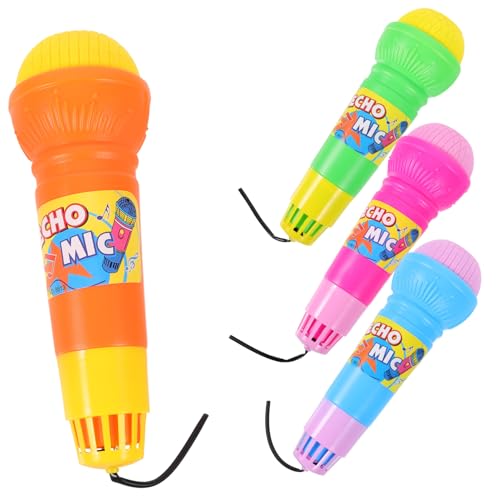 YARNOW 4Stücke Echo Mikrofon Für Mikrofonspielzeug Farben Singspielzeug Für Kleinkinder Leichtes Und Lustiges Echo Mikrofon Modell von YARNOW