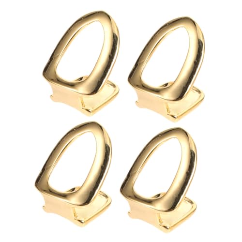 YARNOW 4Stücke Goldene Hip Hop Zahnkappen Dekorative für Zähne Langlebige Einzelzahngrills für Partys Cosplay und Rapper Zubehör Glänzender Zahnschmuck für Besondere YARNOW 4Stücke Goldene Hip Hop Zahnkappen Dekorative für Zähne Langlebige Einzelzahngrills für Partys Cosplay und Rapper Zubehör Glänzender Zahnschmuck für Besondere von YARNOW